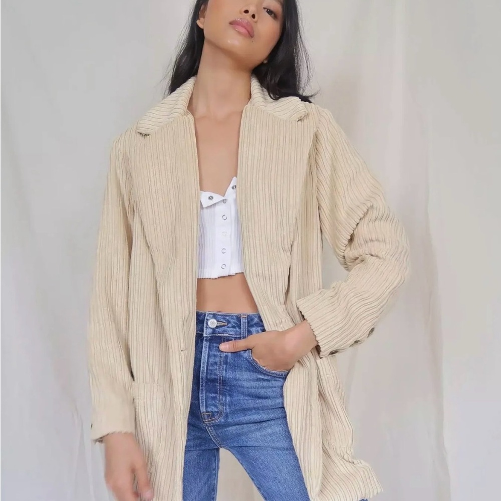 FP Movement by Free People Cream Trench Coat